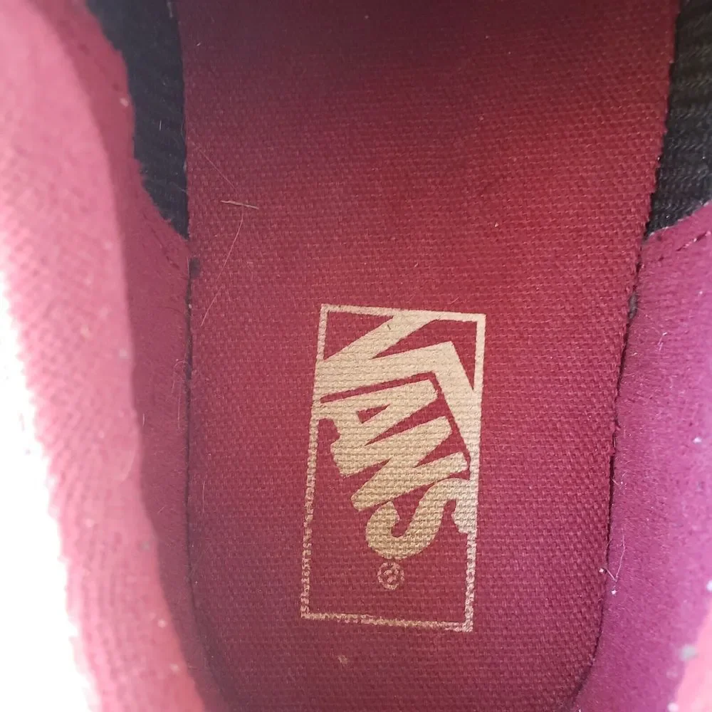 VANS Off The Wall Authentic Classic Low Canvas Shoes Maroon Red Mens‎ Size 7